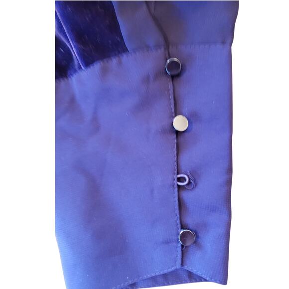 Laura Collection !X blue‎ shirt with fancy buttons - Picture 7 of 7